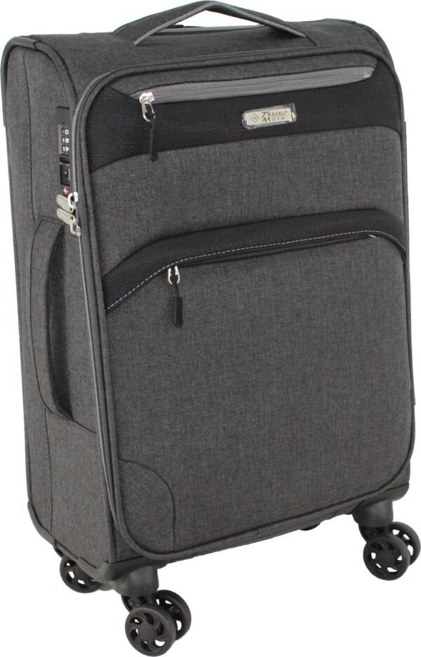 Travel Mate 48m Light Weight EIGHT-Wheel XBag Cabin Trolley Case L-265 C Grey