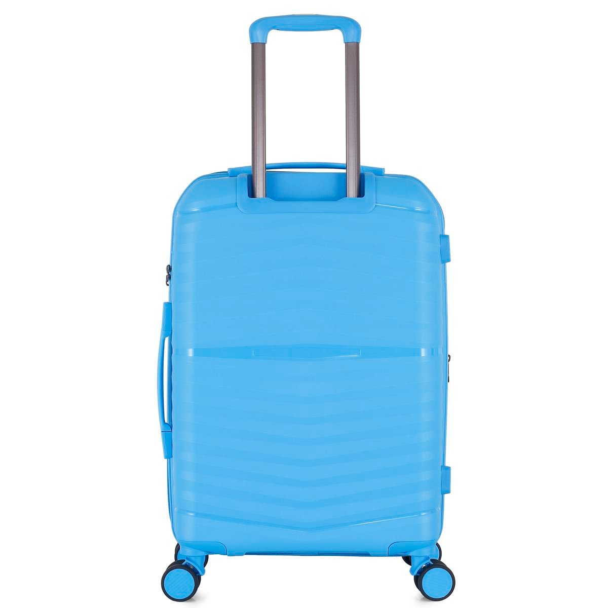 Travel Mate 63cm Hard Shell Zipper 8 Wheel Xbag Trolley Case TSA L-349 B - Aqua Blue - Image 4