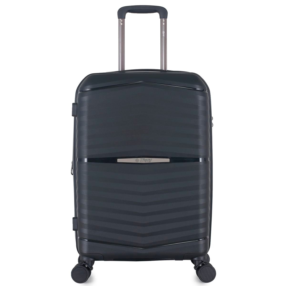 Travel Mate 75cm Hard Shell Zipper 8 Wheel Xbag Trolley Case TSA L-349 A - Black - Image 2