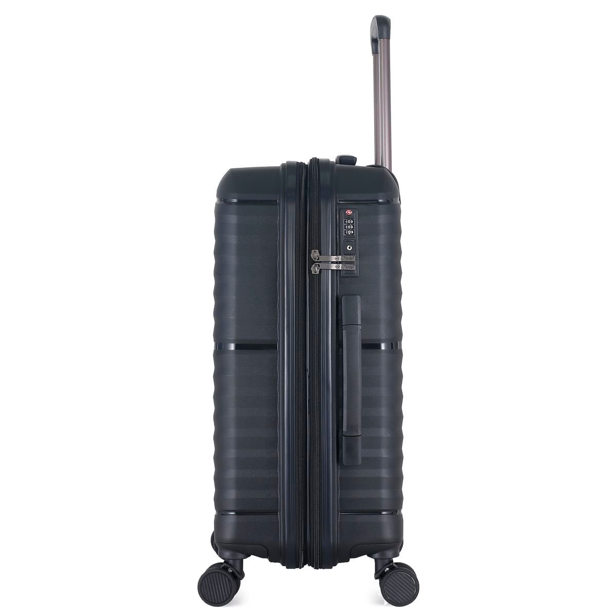 Travel Mate 75cm Hard Shell Zipper 8 Wheel Xbag Trolley Case TSA L-349 A - Black - Image 3