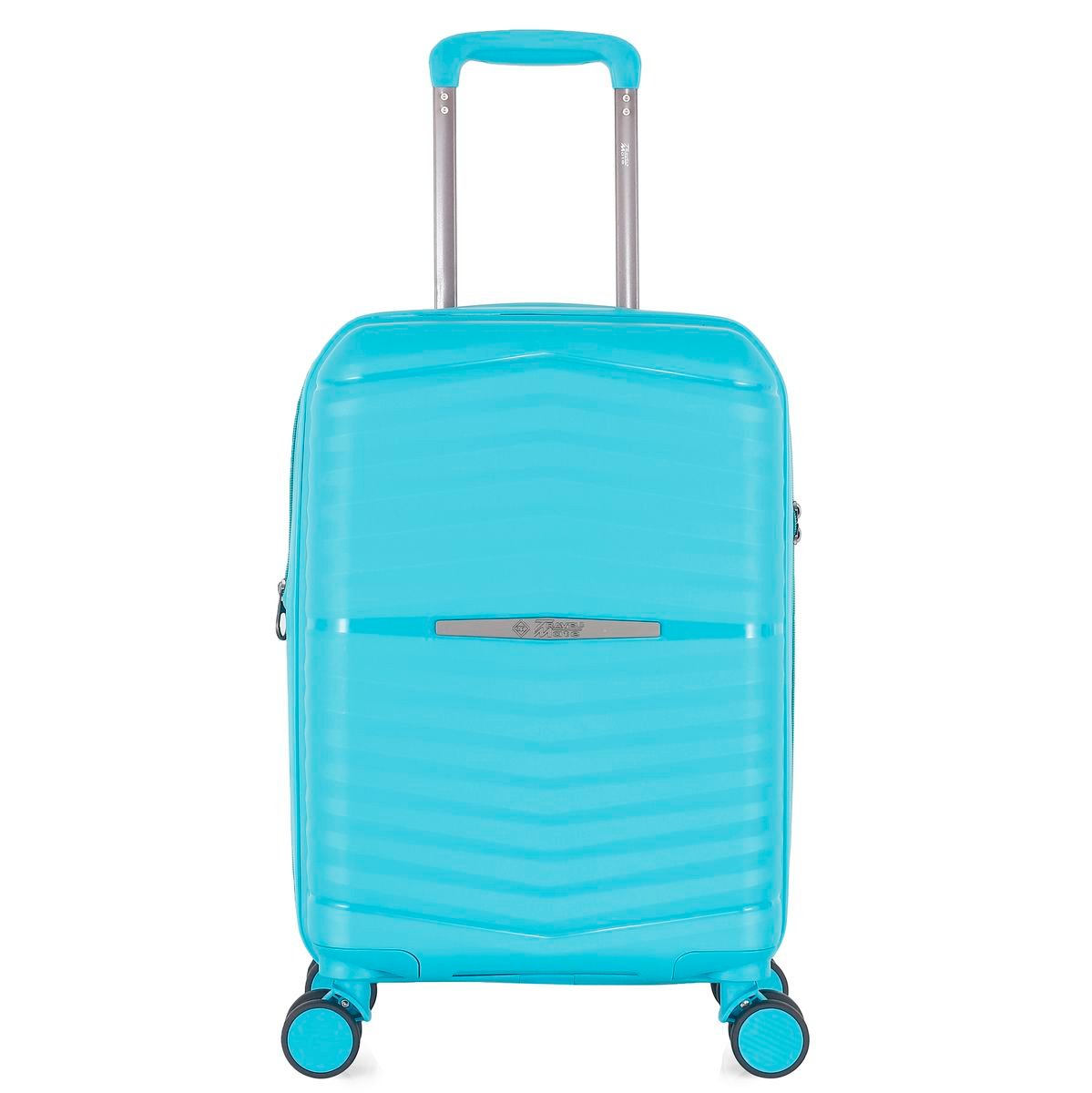 Travel Mate 53cm Hard Shell Zipper 8 Wheel Xbag Cabin Trolley TSA L-349 C - Teal - Image 2