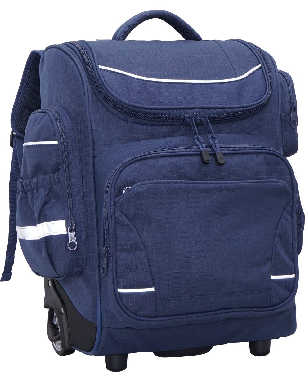 School Mate® XL Trolley Backpack NAVY - Image 3