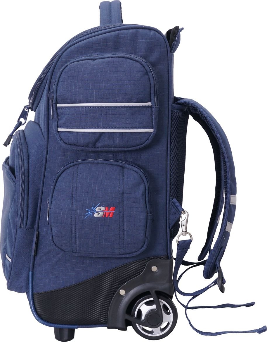 School Mate® XL Trolley Backpack NAVY - Image 2