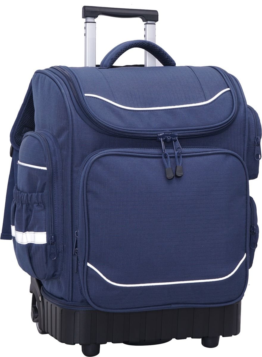 School Mate® Hard Base XL Trolley Backpack NAVY