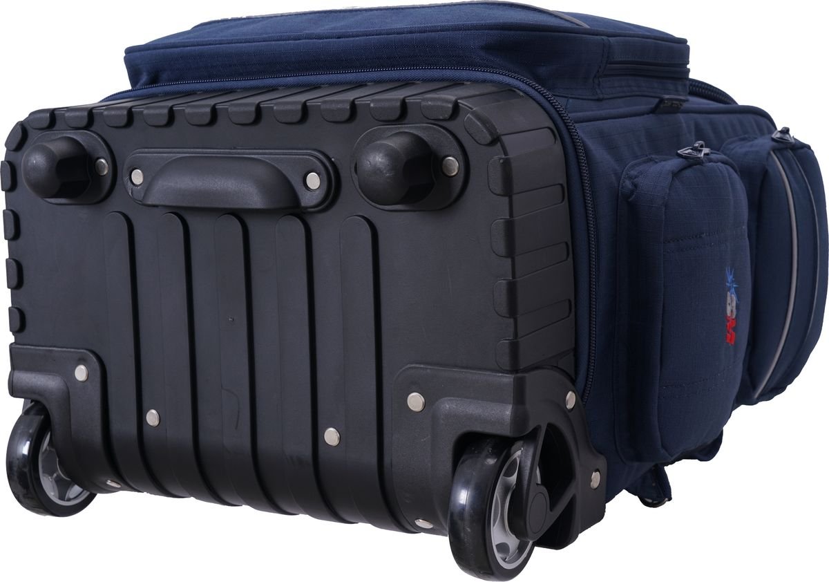 School Mate® Hard Base XL Trolley Backpack NAVY - Image 2