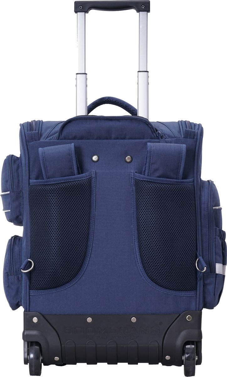 School Mate® Hard Base XL Trolley Backpack NAVY - Image 3