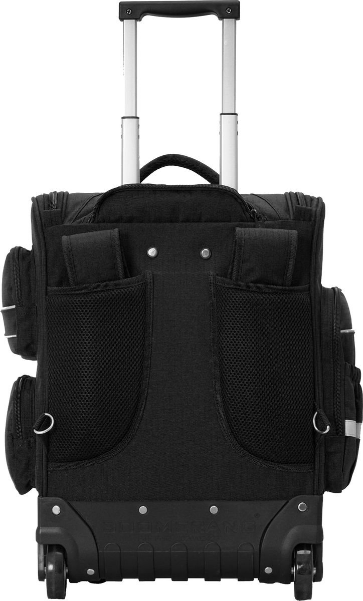 School Mate® Hard Base XL Trolley Backpack BLACK - Image 4