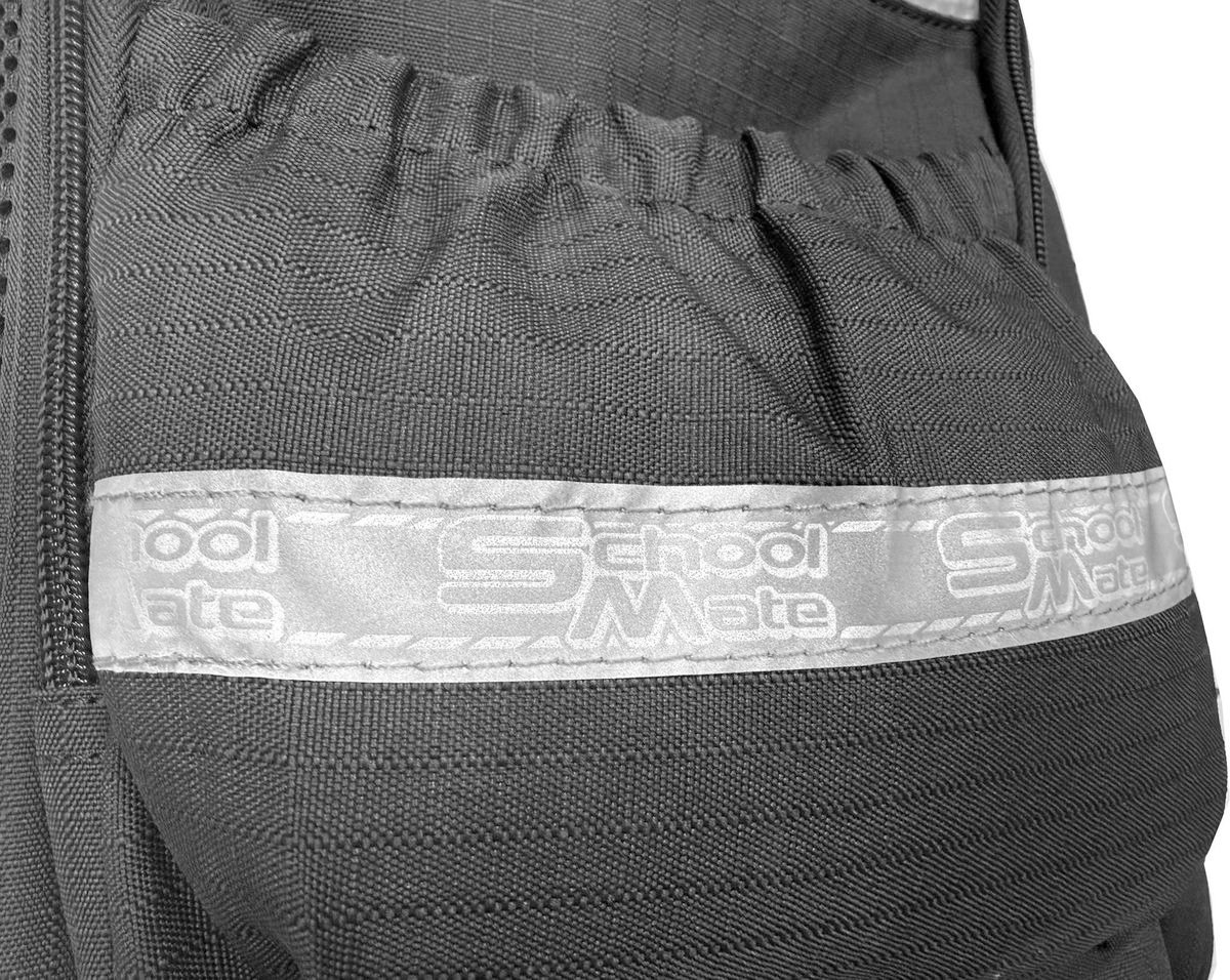 School Mate® Hard Base XL Trolley Backpack BLACK - Image 7