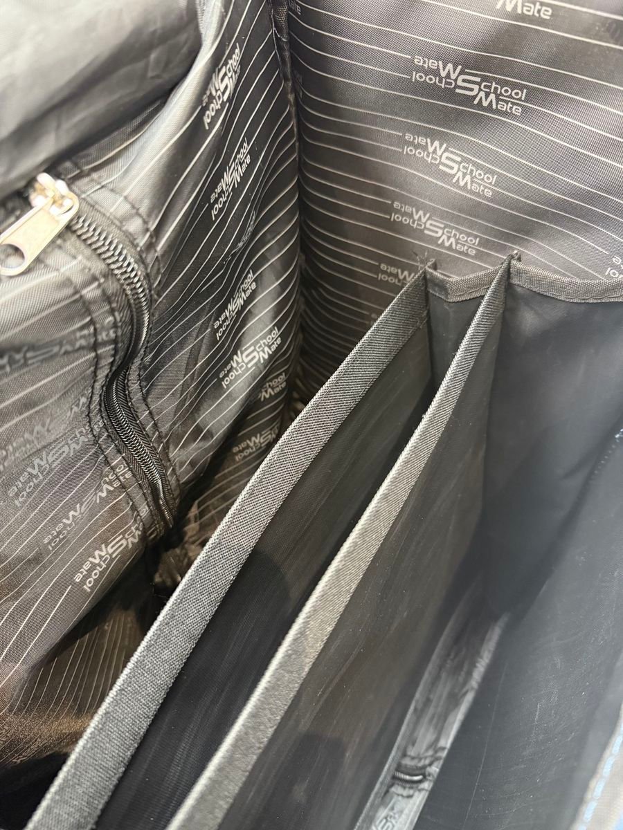 School Mate® Hard Base XL Trolley Backpack BLACK - Image 6