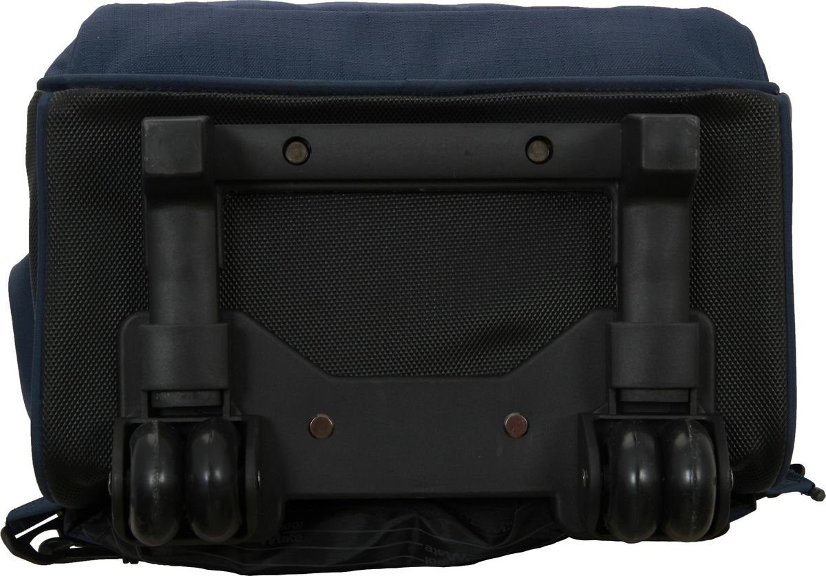 School Mate Large Laptop/tablet Trolley Backpack NAVY - Image 3