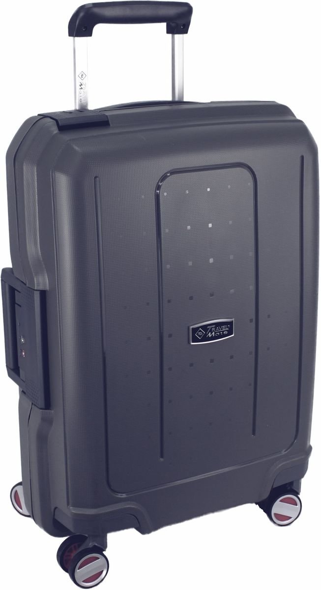 Travel Mate 55 CM Polyprop 8 Wheel Cabin Trolley XBAG Case TSA L-339 C - NAVY