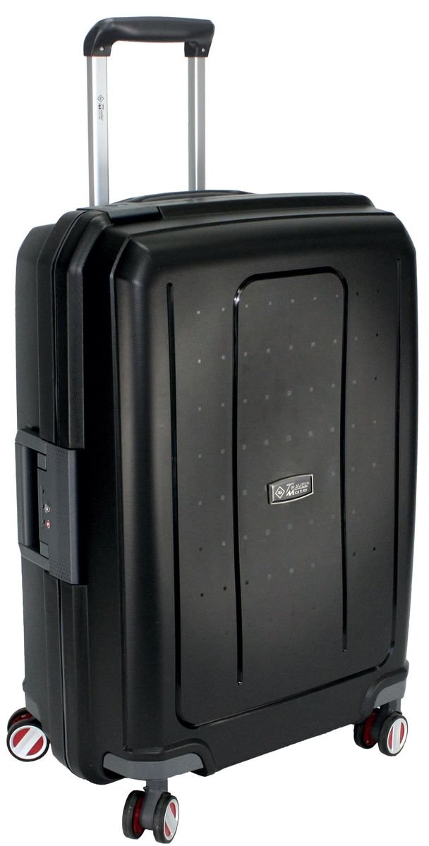 Travel Mate 75 CM Polyprop 8 Wheel Trolley Case TSA L-339 A - BLACK