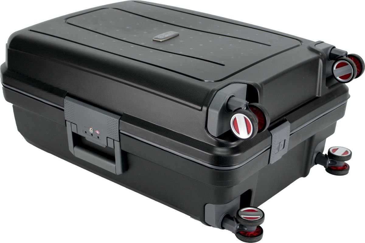 Travel Mate 75 CM Polyprop 8 Wheel Trolley Case TSA L-339 A - BLACK - Image 4