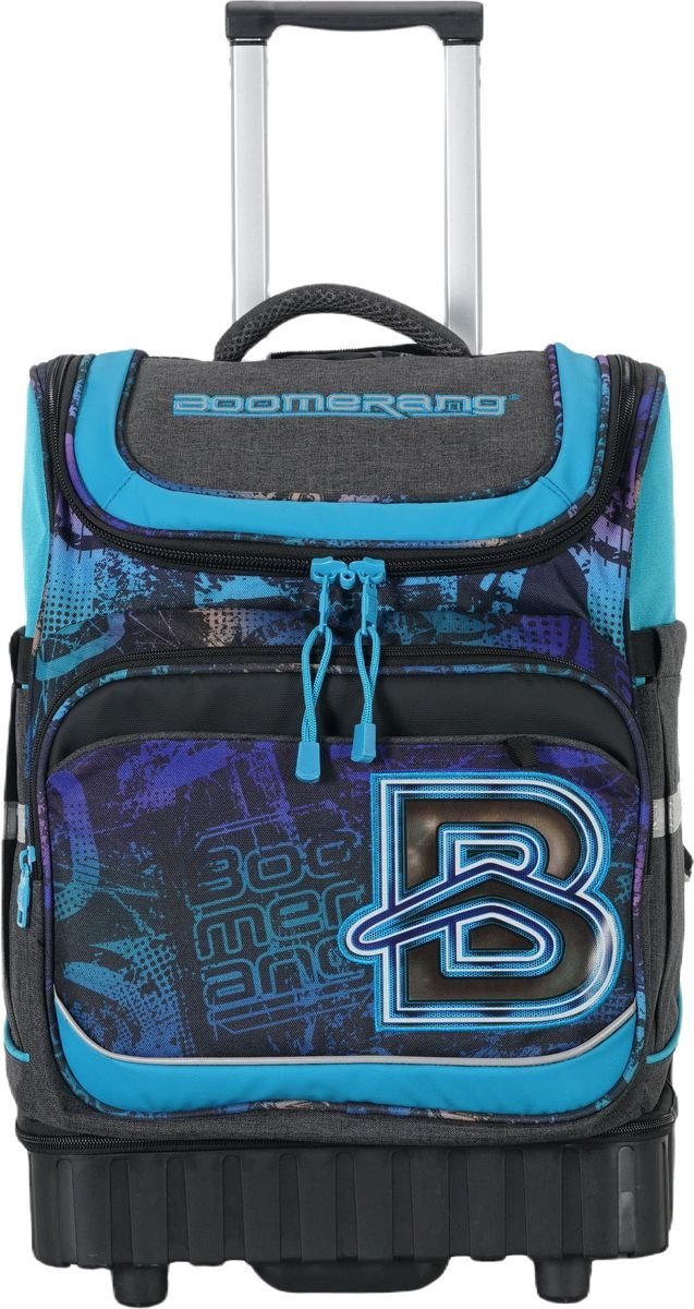 Boomerang Hardbase XL Trolley Backpack Cyan - Image 7