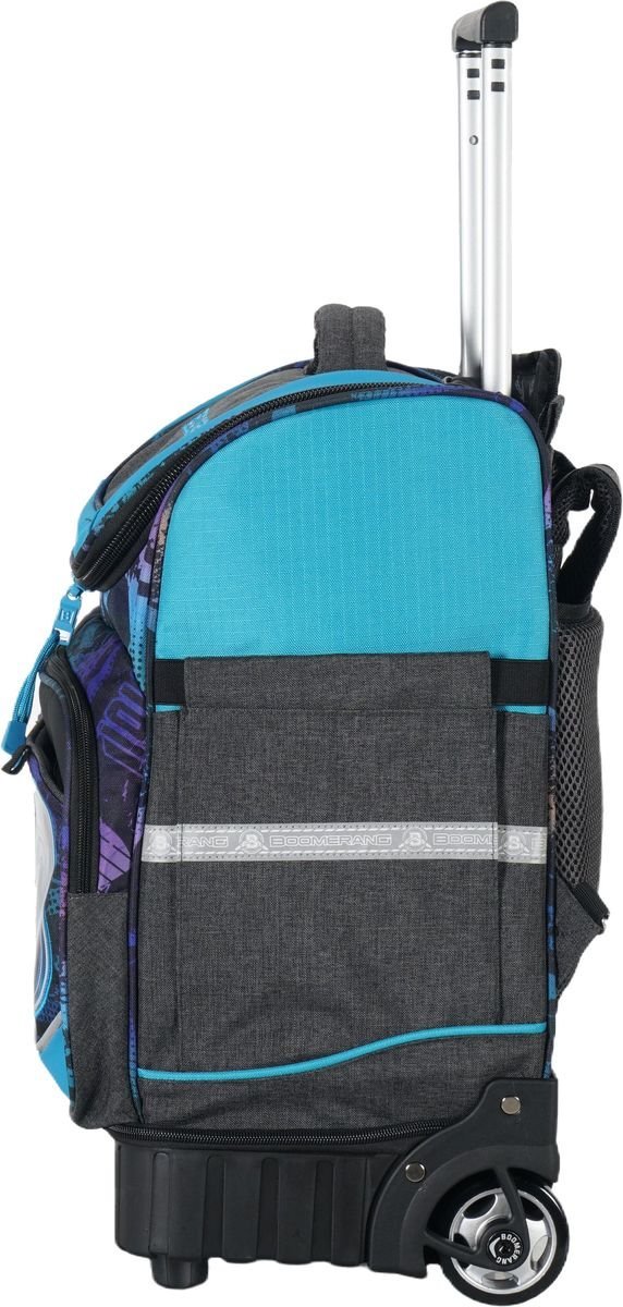 Boomerang Hardbase XL Trolley Backpack Cyan - Image 3