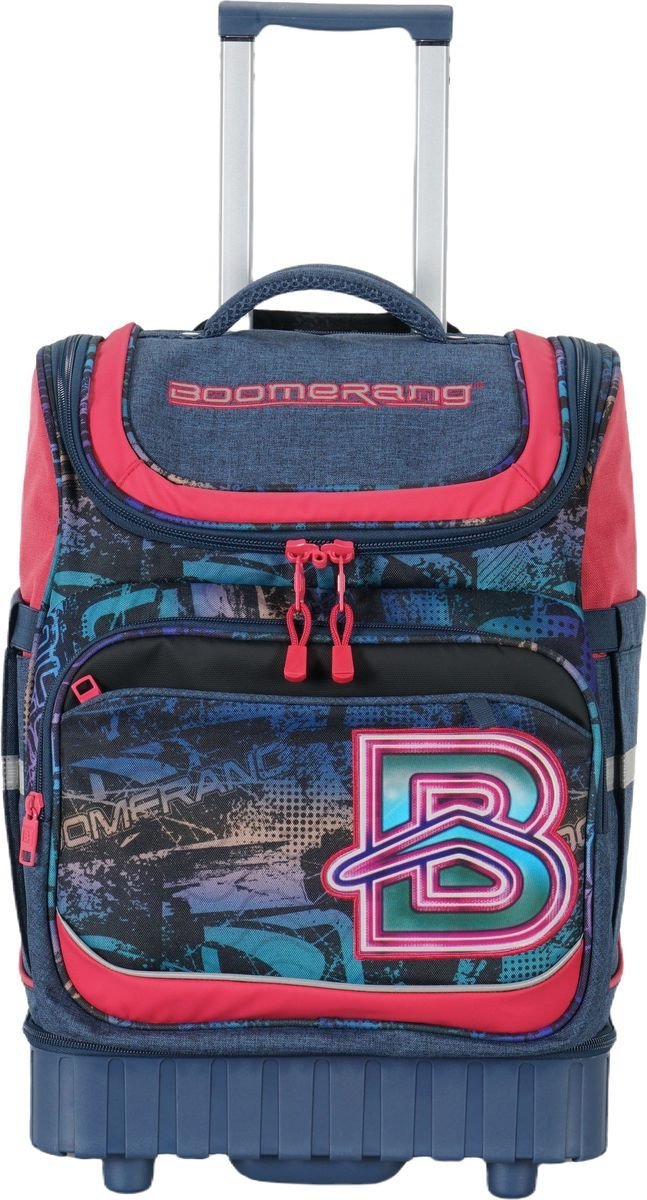 Boomerang Hardbase XL Trolley Backpack Pink - Image 2