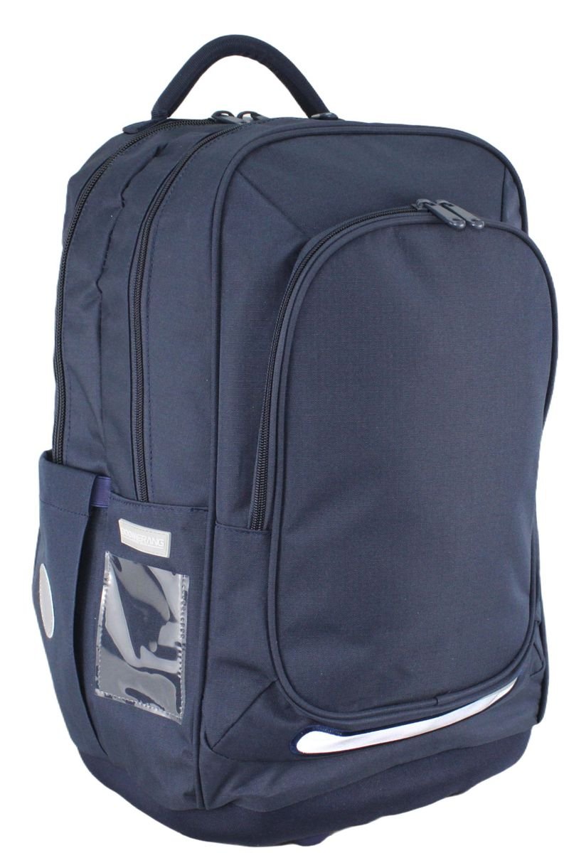 Boomerang Large Plain Orthopaedic Backpack Navy