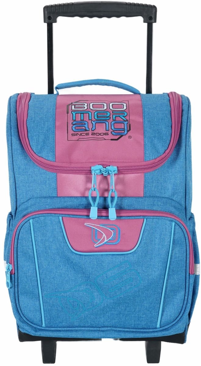 Boomerang Large Xbag Melange Polyester Division Trolley Backpack S-542-03 - Image 2