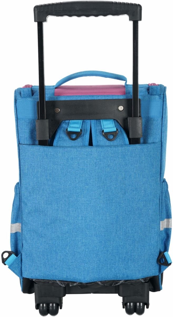 Boomerang Large Xbag Melange Polyester Division Trolley Backpack S-542-03 - Image 5