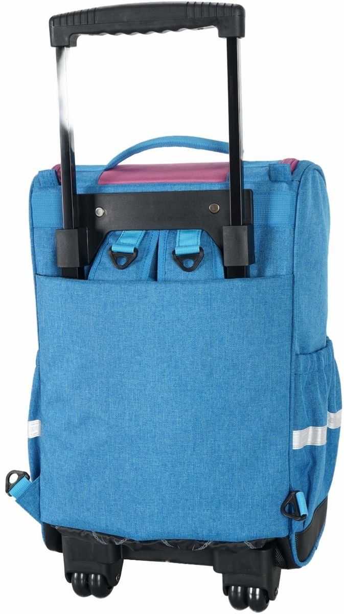 Boomerang Large Xbag Melange Polyester Division Trolley Backpack S-542-03 - Image 4