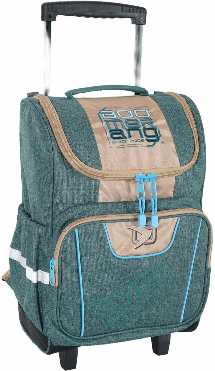 Boomerang Large Xbag Melange Polyester Division Trolley Backpack S-542-05