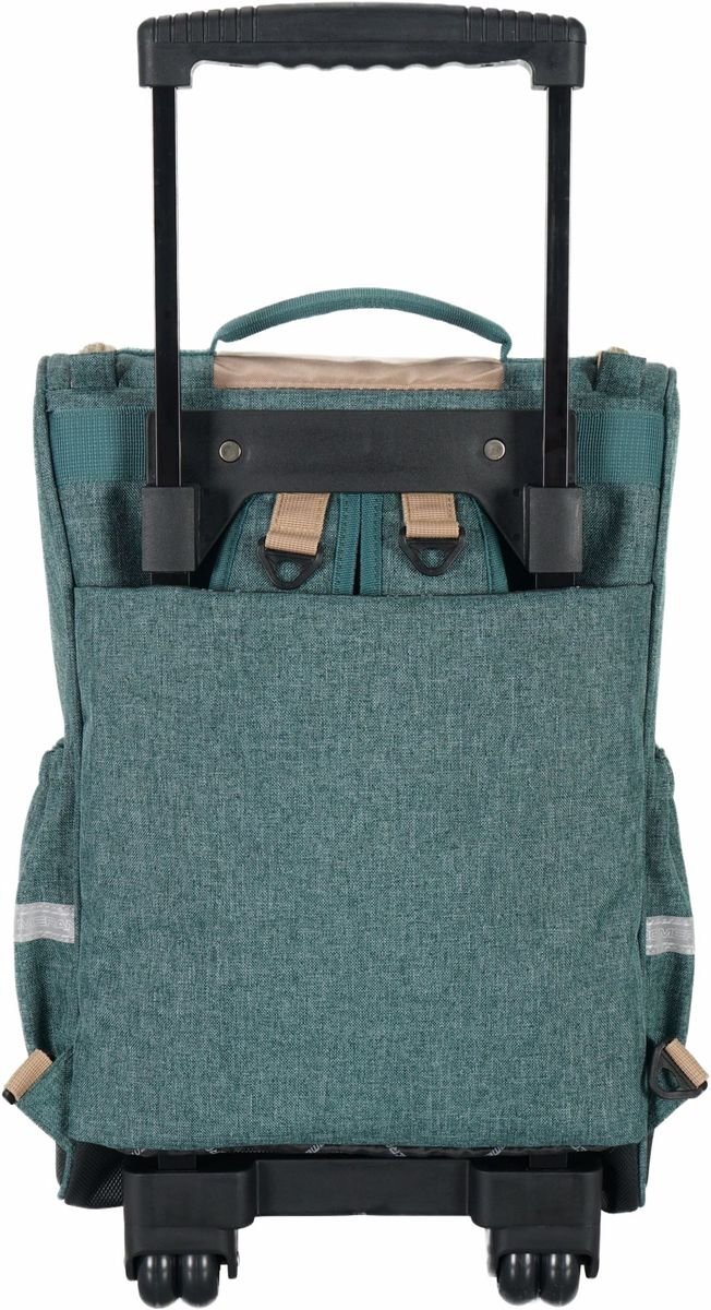 Boomerang Large Xbag Melange Polyester Division Trolley Backpack S-542-05 - Image 5