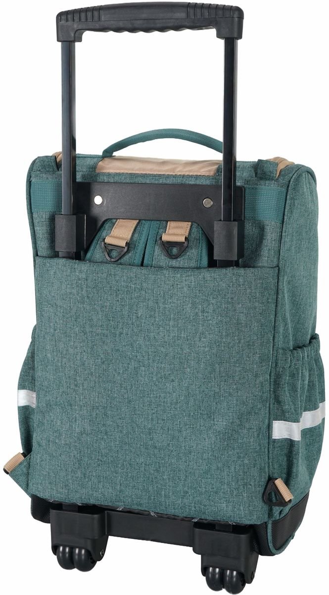 Boomerang Large Xbag Melange Polyester Division Trolley Backpack S-542-05 - Image 4