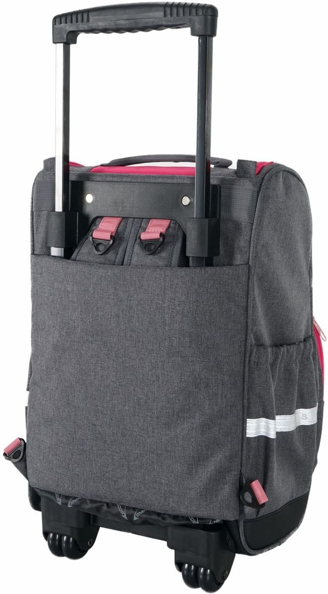 Boomerang Large Xbag Melange Polyester Division Trolley Backpack S-542-02 - Image 5