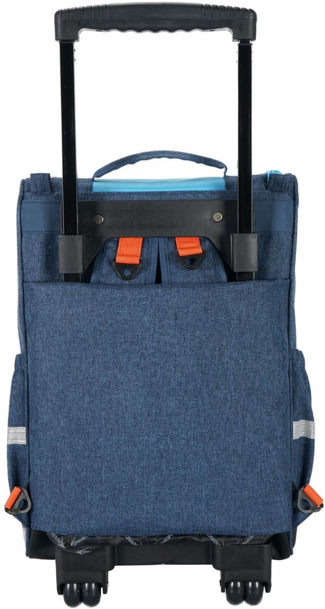 Boomerang Large Xbag Melange Polyester Division Trolley Backpack S-542-01 - Image 3