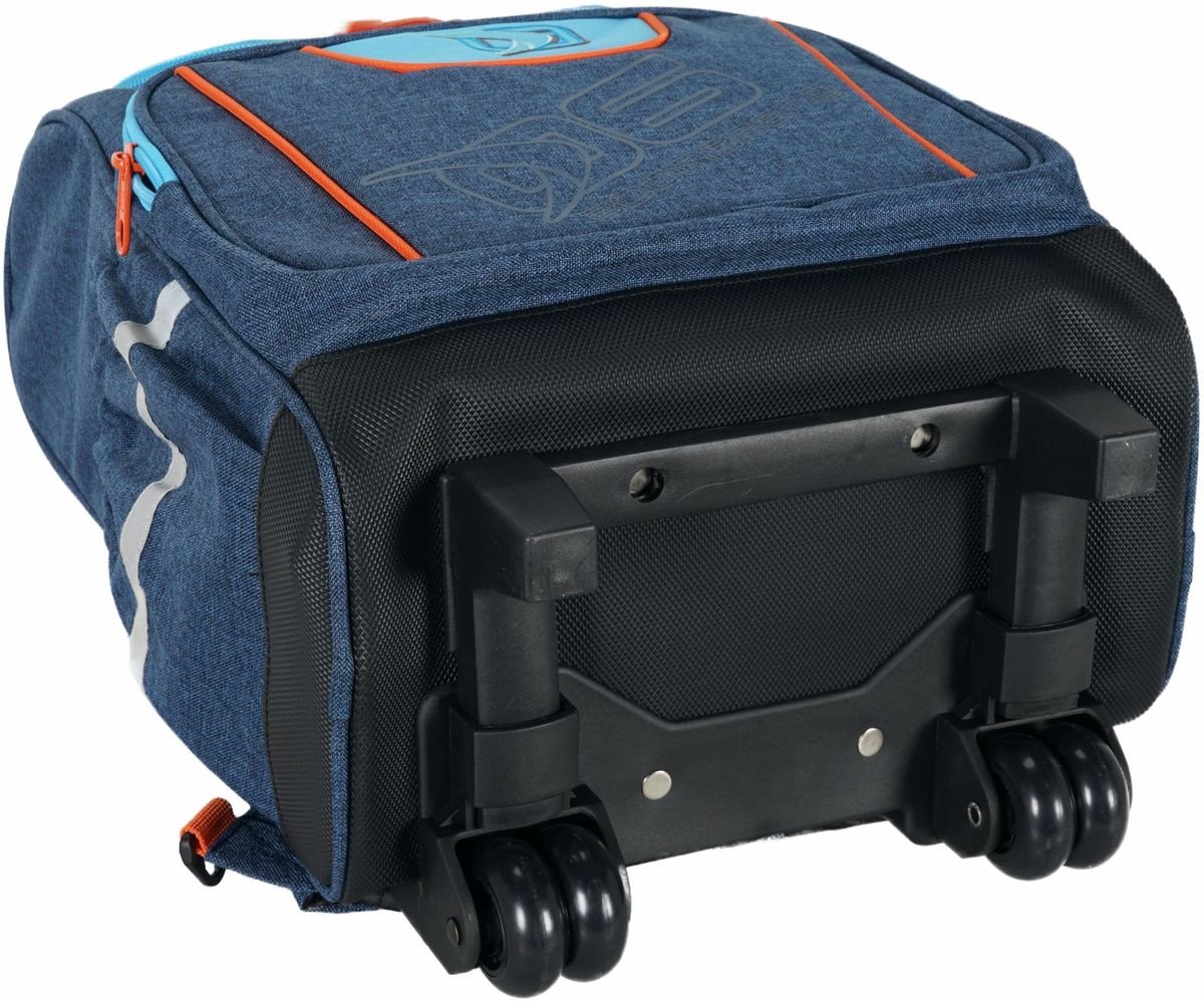 Boomerang Large Xbag Melange Polyester Division Trolley Backpack S-542-01 - Image 4