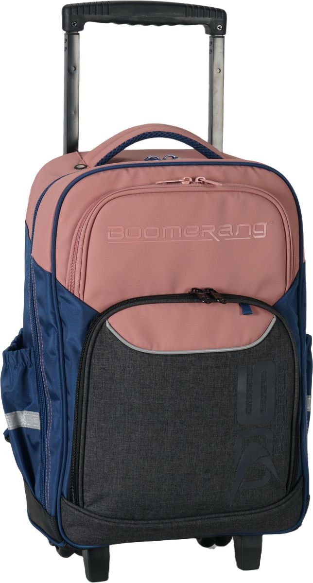 Boomerang Large Xbag Polyester TPU Division Trolley Backpack S-530-03 Peach - Image 3