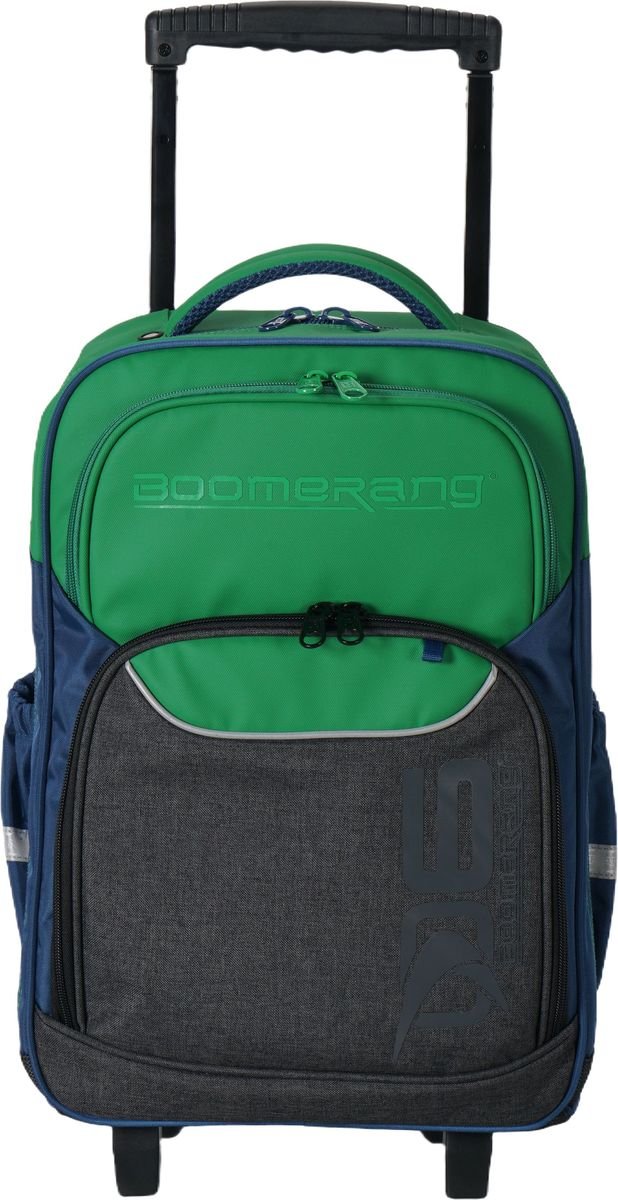 Boomerang Large Xbag Polyester TPU Division Trolley Backpack S-530-04 Green - Image 4