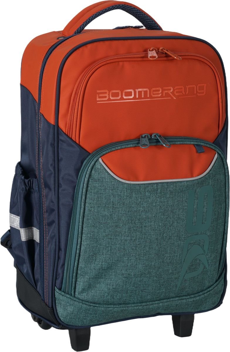 Boomerang Large Xbag Polyester TPU Division Trolley Backpack S-530-05 Orange