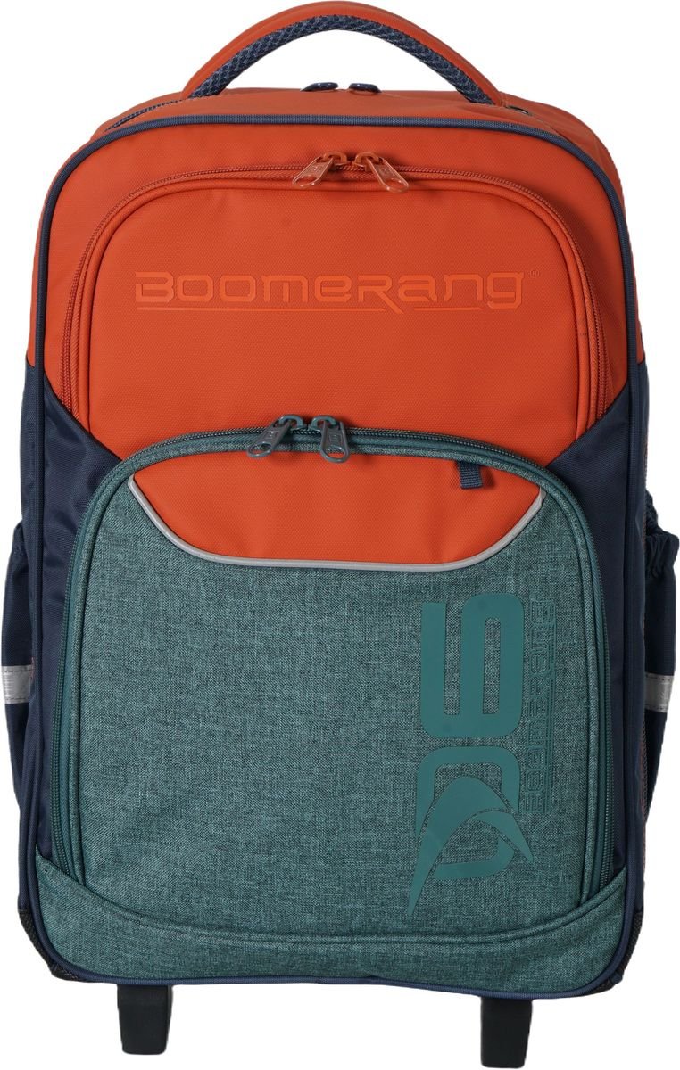 Boomerang Large Xbag Polyester TPU Division Trolley Backpack S-530-05 Orange - Image 9