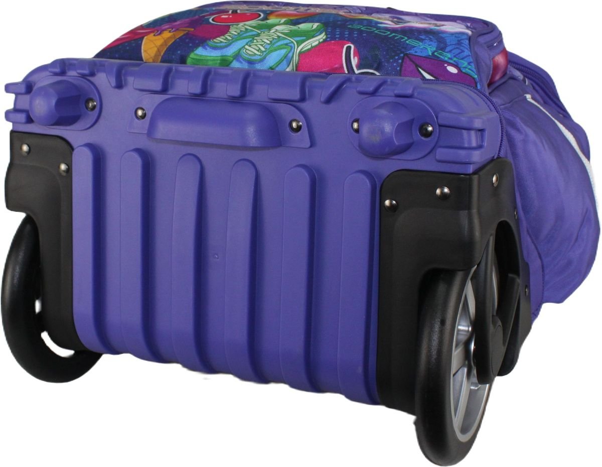Boomerang Big Wheel XL Hardbase Trolley Backpack Lilac - Image 4