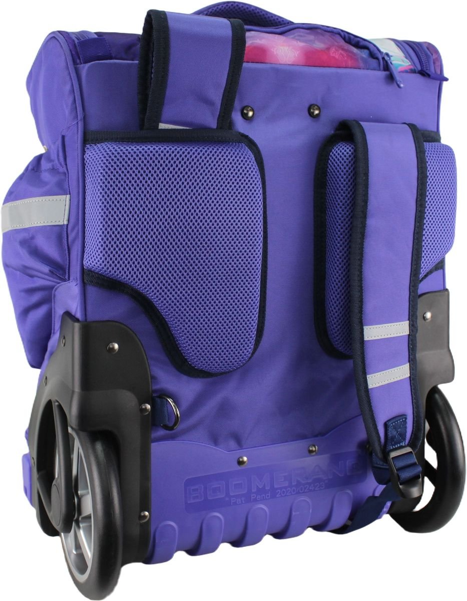 Boomerang Big Wheel XL Hardbase Trolley Backpack Lilac - Image 3