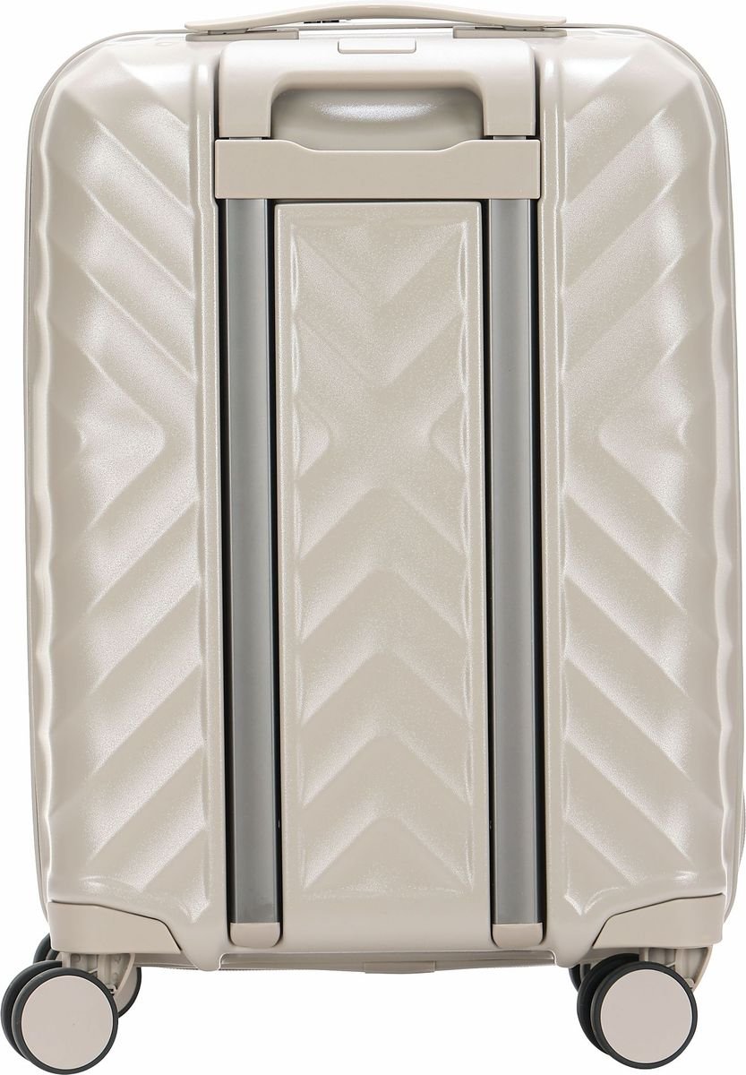 TravelMate 55cm Hard Shell Zipper 8 Wheel Xbag CABIN Trolley TSA L-350 C - Beige - Image 5