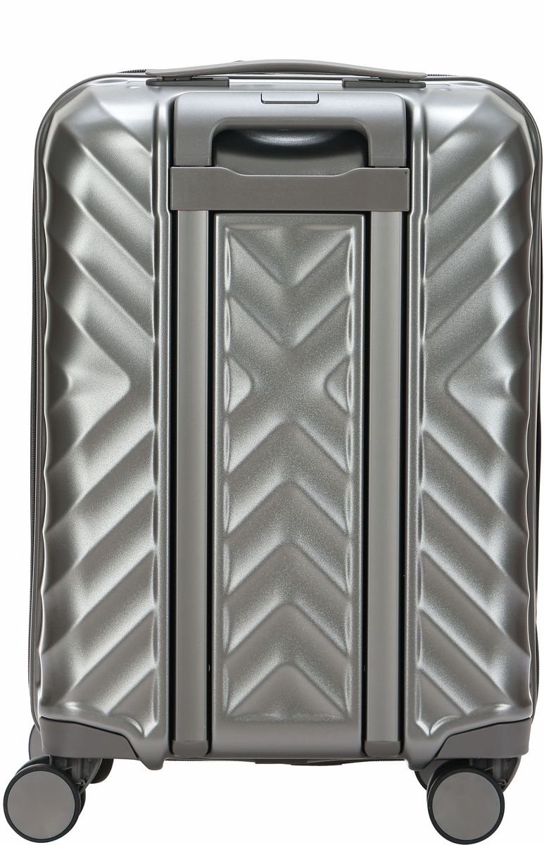 TravelMate 55cm Hard Shell Zipper 8 Wheel Xbag CABIN Trolley TSA L-350 C - Grey - Image 5