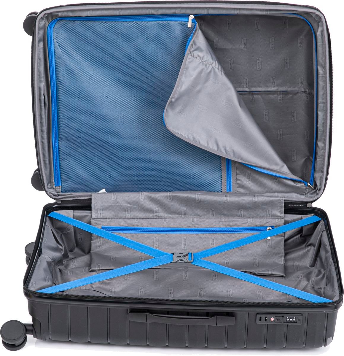 Travel Mate LARGE Hard Shell Zipper Trolley Case L-356 A - Image 15