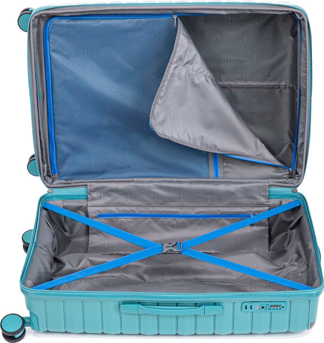 Travel Mate LARGE Hard Shell Zipper Trolley Case L-356 A - Image 10