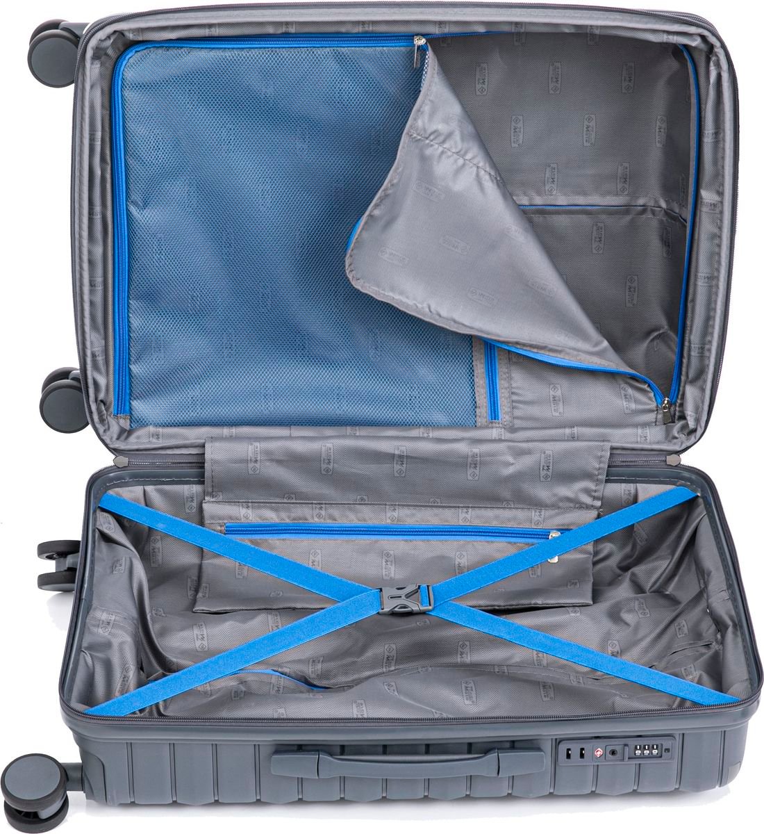 Travel Mate LARGE Hard Shell Zipper Trolley Case L-356 A - Image 5