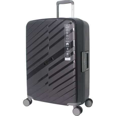 Travel Mate MEDIUM Hard Shell Clip Trolley Case L-345 B